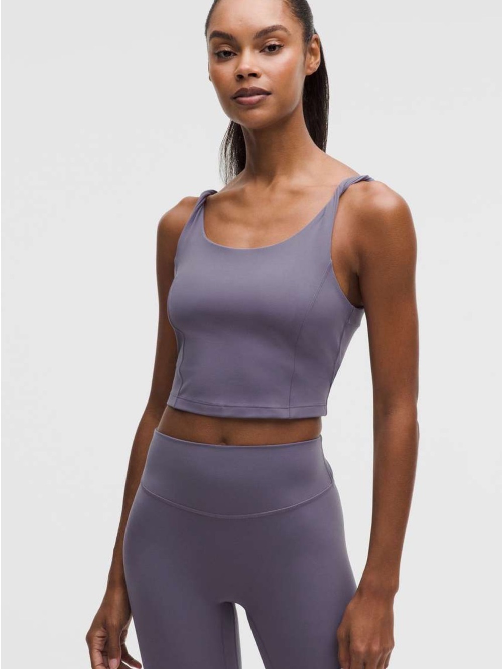 NWT!🍋🍋Lululemon Align Twist-Strap Cropped Tank Top🍋🍋. Size XX-Small. Grape Mist